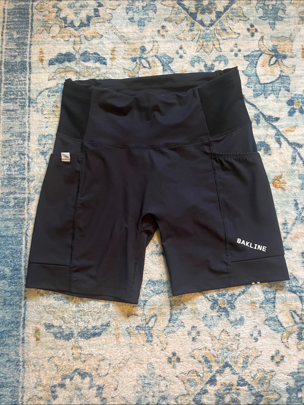 Women's Bakline Black High-Waist Performance Shorts
